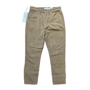Aritzia Denim Forum Yoko Corduroy Pant in Oxford Light Tan
